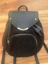 Primark Mini Rucksack Schaffell Lederoptik goldene Details