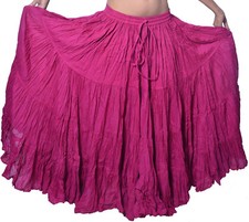 Baumwolle 25 Yard ATS Tribal 4 Ebenen Zigeuner Rock Bauchtanz MM