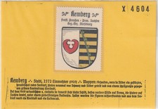 Reklamemarke Wappen von Kemberg / Sachsen-Anhalt (Q225)
