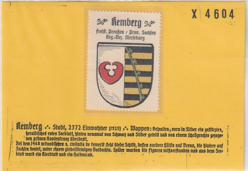 Reklamemarke wappen von - wappen,