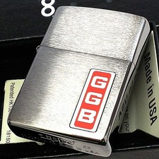 GGB Zippo Feuerzeug Retro Silber Logo Altes Design Stylisch Gebraucht