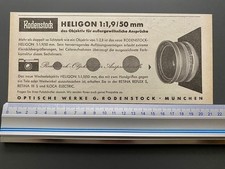 Rodenstock Heligon Objektiv
