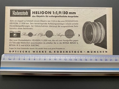 Rodenstock heligon objektiv - heligon,