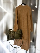 Max Mara Mohair Woll Mix Winter MIDI Kleid NEU Gr XL/42 Np 239€