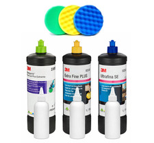 3M Polierpasten-Set 3×200 g