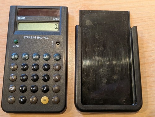 Braun taschenrechner typ - -,