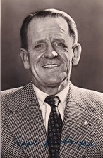 Sepp Herberger - Fußball - Weltmeister-Trainer Deutschland - original signiert