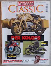Motorrad Classic 3/1997 Zündapp KS750 Indian Model O Puch M125 BMW R5 NSU Max