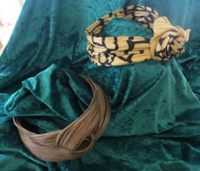 2 Fascinator, passend zu Rundholz, Hochzeit, Haarreif, Haarschmuck, Hüte