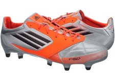 adidas F50 Adizero XTRX SG Leder orange/silber/schwarz [G64220] Gr. 47 1/3