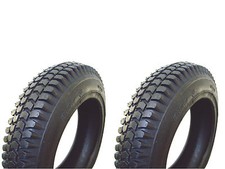 2x REIFEN 3.00-8 schwarz Elektromobil Scooter Elektrorollstuhl E-Rollstuhl 