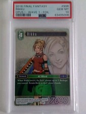 Rikku Wave 1 Opus I FOLIE Final Fantasy PSA 10 2016 EDELSTEIN MT FFTCG TCG 