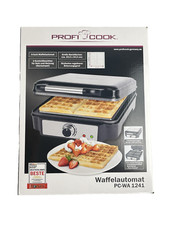 Profi Cook PC-WA 1241 Waffeleisen Edelstahl Waffelautomat Bräunungsregelung