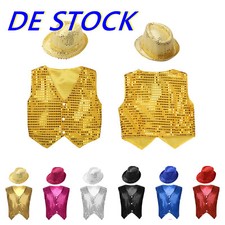 DE Unisex Jungen Pailletten