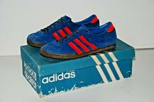 ADIDAS Dublin Vintage Retro Blau/Rot Made in YUGOSLAVIA Gr: 7,5 / 41 1/3 (13919)