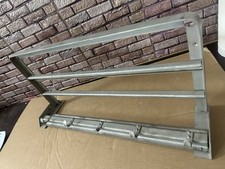 Garderobe Wandgarderobe Hutablage Kleiderhaken Alu Aluminium 50er  Ard Deco