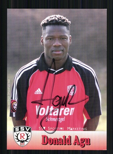 Donald agu autogrammkarte ssv - donald,