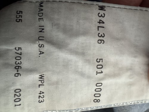 Levis 501 big - big, 34/36