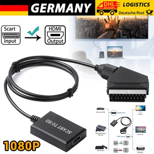 Scart auf hdmi - zu, konverter