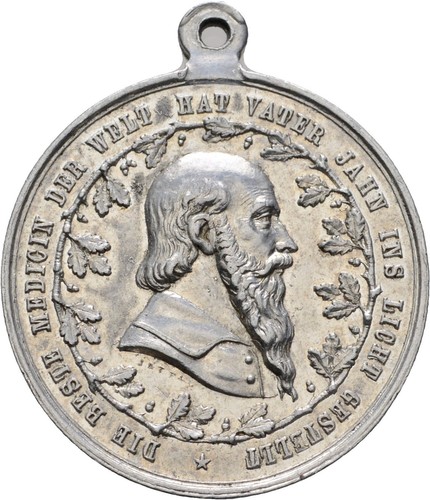 Medaille turnvater jahn - turnvater,