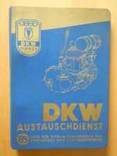 DKW Austauschteile  1952