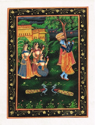 Indisch malerei von - indisch,