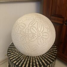 Home Deko Kugel Lampe ,Bodenleuchte Rund Blumen Bedruckt ,Ø30cm. 14W