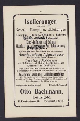 Leipzig werbung 1908 - werbung, otto