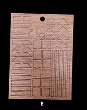 10x bausatz furnier - 10x, teile
