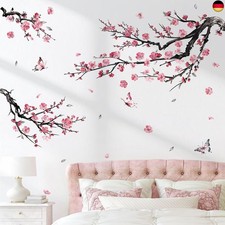  decalmile Wandtattoo Blumen