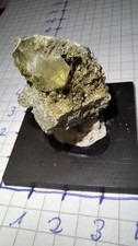 Titanit /Sphen X auf Epidot XX +2.Gen. Epi.auf Titanit Mineralien Kristall Samm