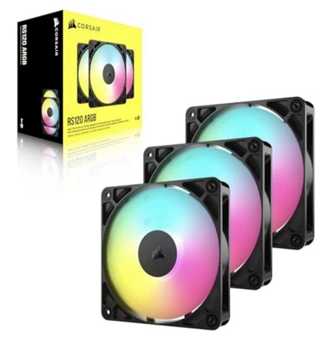 Corsair rs120 argb 120mm - 120mm, pwm