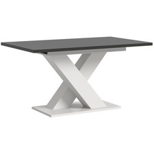 Esstisch MOTION - grau-weiß -