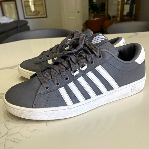 Swiss gray white solid low - k-swiss,