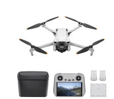 DJI Mini 3 Fly More Combo & DJI RCEU Drohne, Grau/Weiß