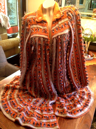 Vintage strickmantel - vintage,