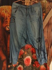 Jeans Harem Stil Desigual Blau