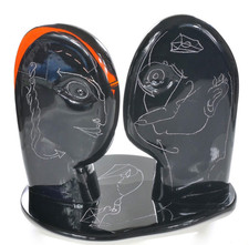 große Murano Glas-Skulptur -