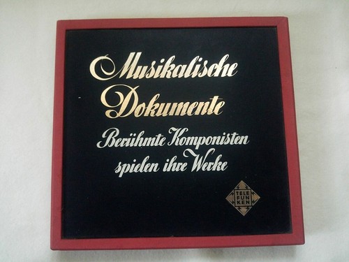 Musikalische dokumente lp - musikalische,