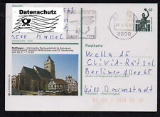 W951# Bund BPK Bildpostkarte w3/45 Wolfhagen, 3500 KASSEL vom 24.06.1992