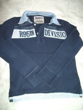  R 95 TH  -modernes interessantes Rugby Langarm-Polo  f. 8 Jahre /134