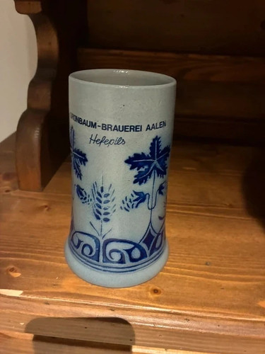 Vintage bierkrug steingut - vintage,