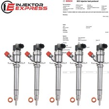 5X 0445110078 Bosch Einspritzdüse Injektor Volvo V70 S60 XC70 XC90 8658352