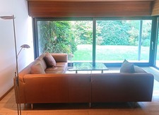 CASSINA MET 250 DESIGNER SOFA NATURLEDER MODULARE ECKKONFIGURATION