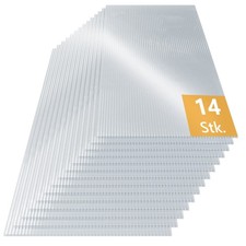 14 x Polycarbonate Twin-Wall Sheets, 4 mm, 10.25 m², Double Wall Sheet,