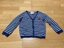 Blau weiße Strickjacke von Donaldson, Gr. 4