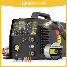 250A HZXVOGEN 6-in-1: MIG/MAG für Aluminium, WIG, MMA – Punkt-Schweißfunktion