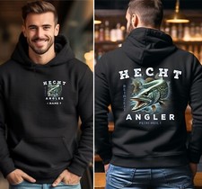 Hechtangeln Sweatshirt Hecht Angler Kapuzen Jacke Angeln Pike Fishing Shirt 63