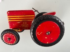 STEIFF TRAKTOR 4811 T mit Steiff Logo 60er Jahre Holzspielzeug Trekker Buldog