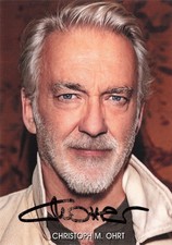 Christoph M. Ohrt, Originalautogramm, alte Autogrammkarte, u.a. "Edel & Starck"